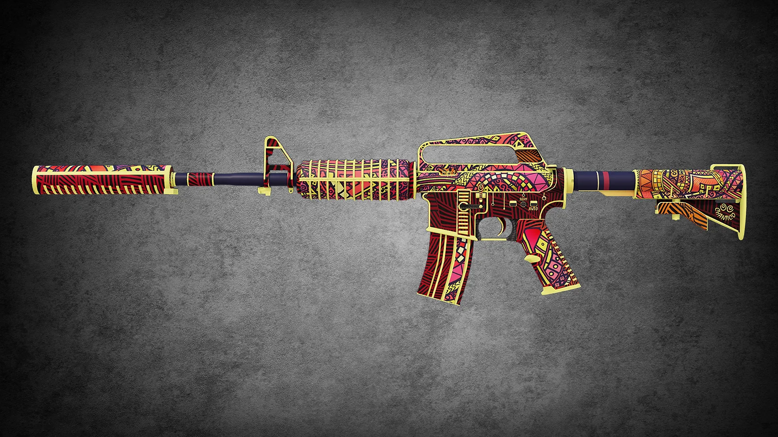 Best Red M4A1-S Skin - Chantico's Fire