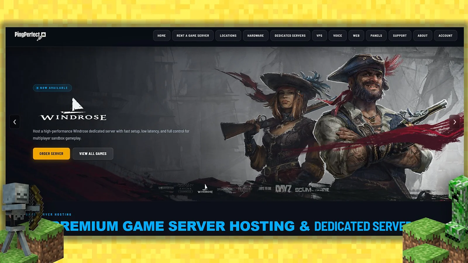 PingPerfect - Best Free Trial Minecraft Bedrock Server Hosting
