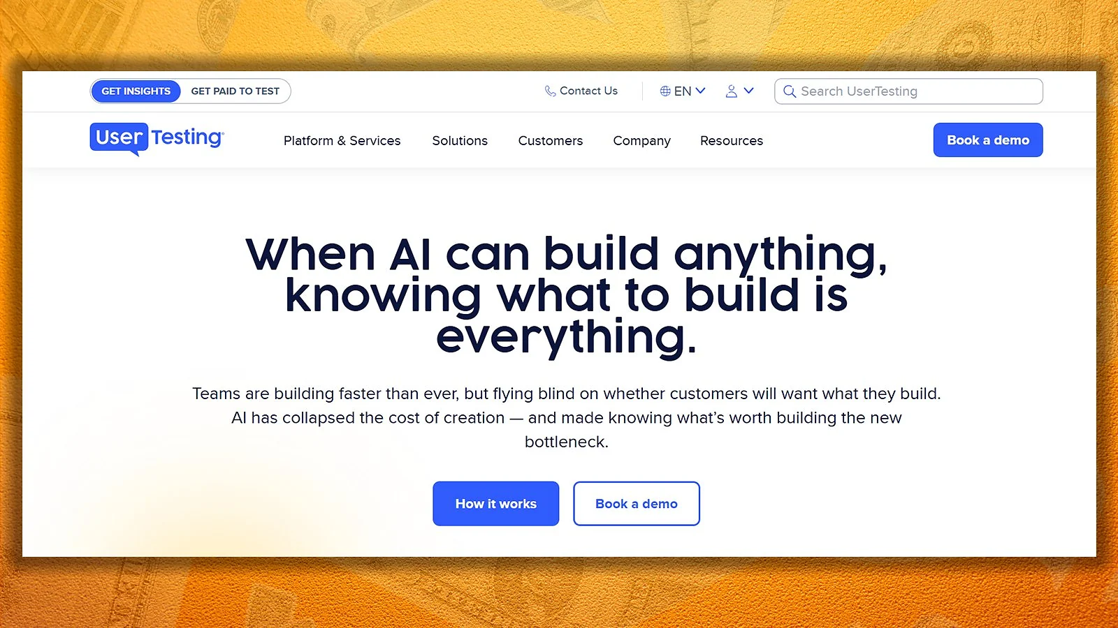 Usertesting website