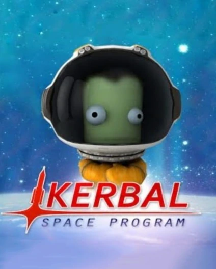 Ilustración oficial de la portada de «Kerbal Space Program»»