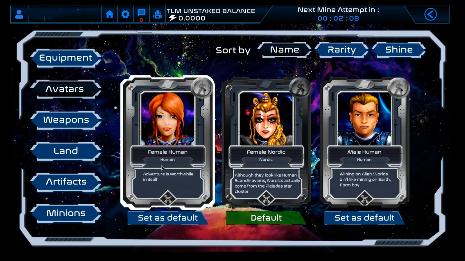 alien worlds gameplay