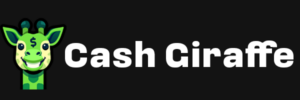 Grünes „Cash Giraffe“-Logo und Text