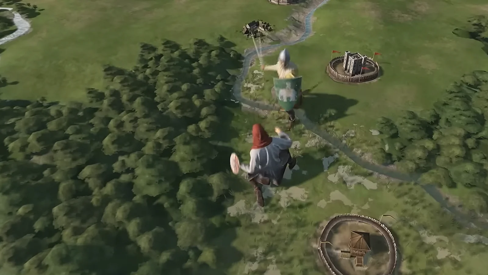 Escena de batalla y conflicto en Crusader Kings III
