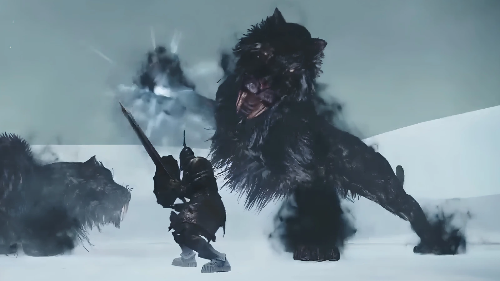 One of Dark Souls 2's overwhelming enemy encounters in Drangleic