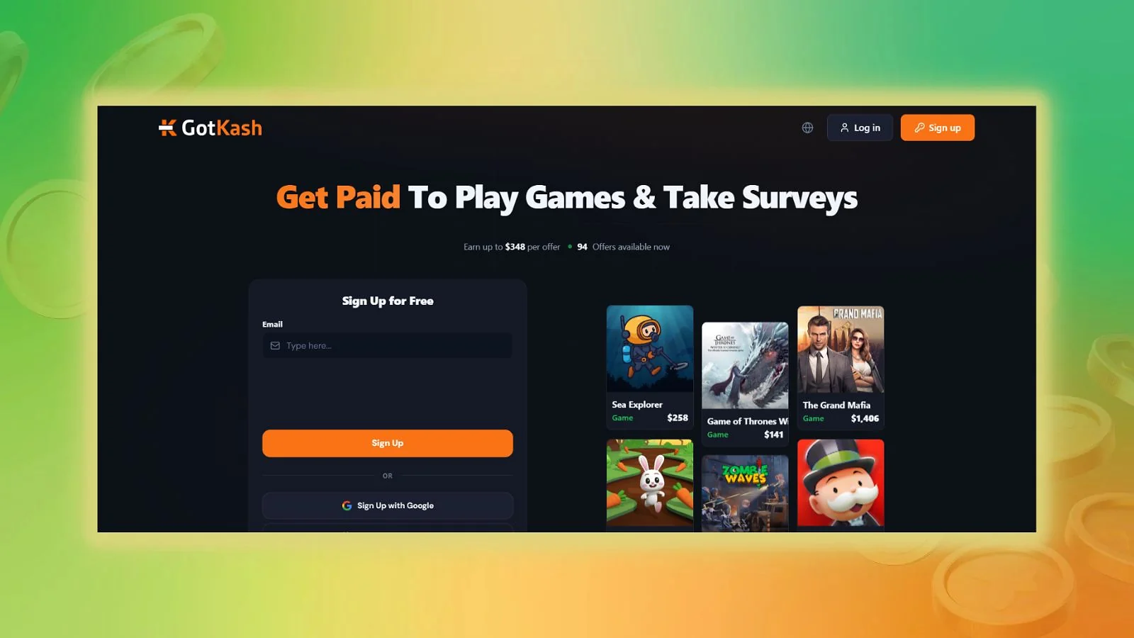 GotKash - Best for Mobile Game Milestones with Crypto Cashout
