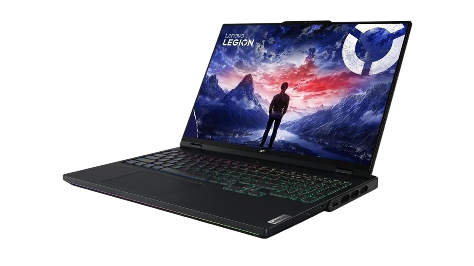 Lenovo Legion Pro 7i Gen 9 right-side three-quarter angle showing display and keyboard profile