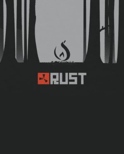Imagen oficial de la portada del juego «Rust» de Steam
