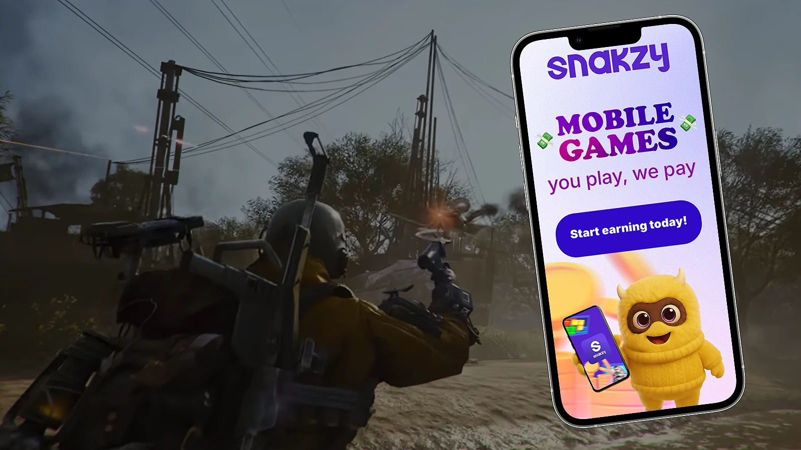 La aplicación de recompensas Snakzy, con la que se pueden conseguir ARC Raiders gratis