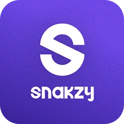 Snakzy logo and text