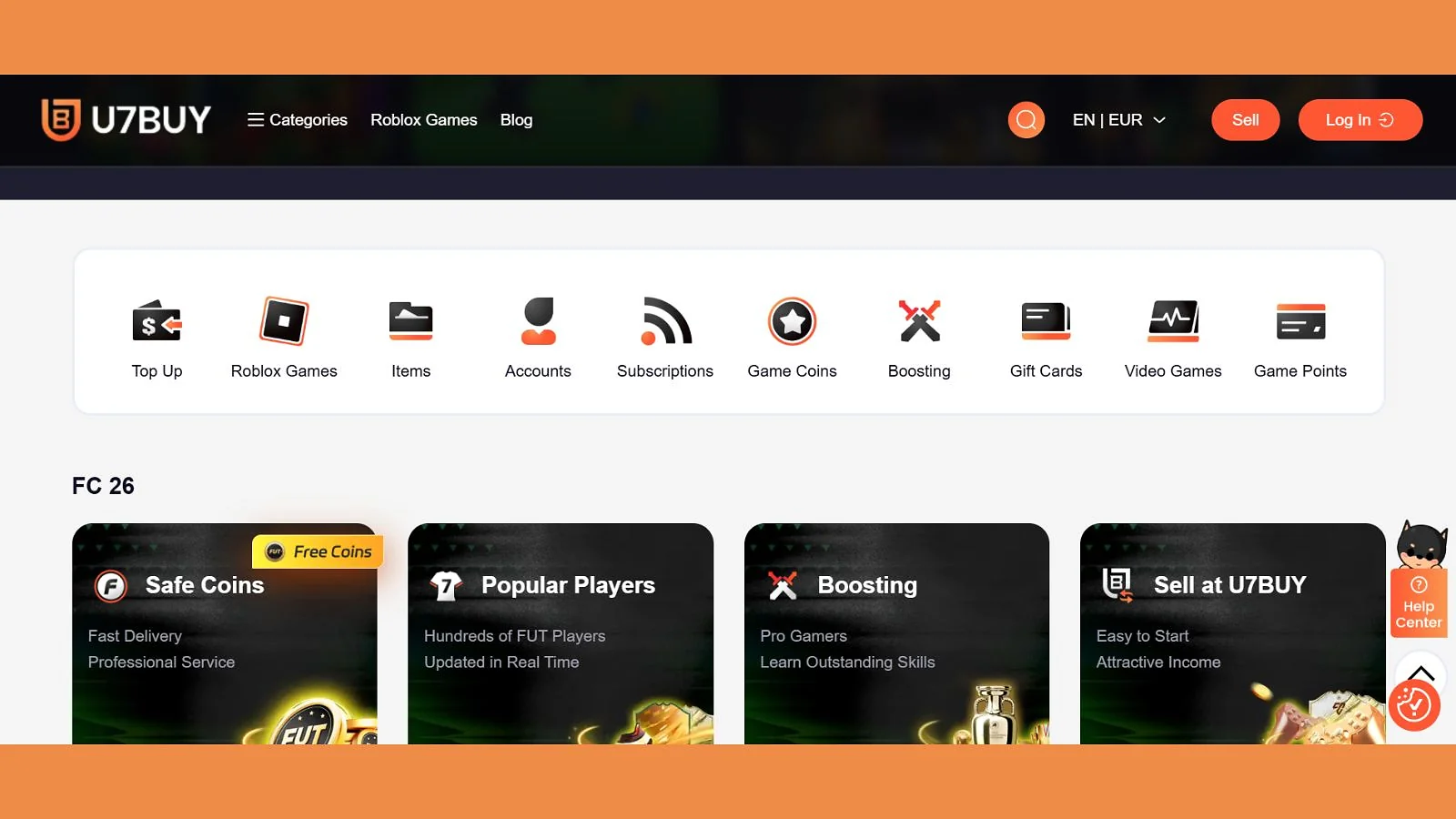 u7buy website view