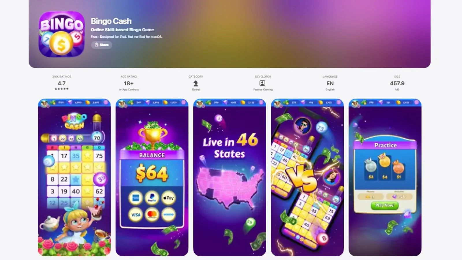 Bingo Cash - Best for Competitive Bingo Fans