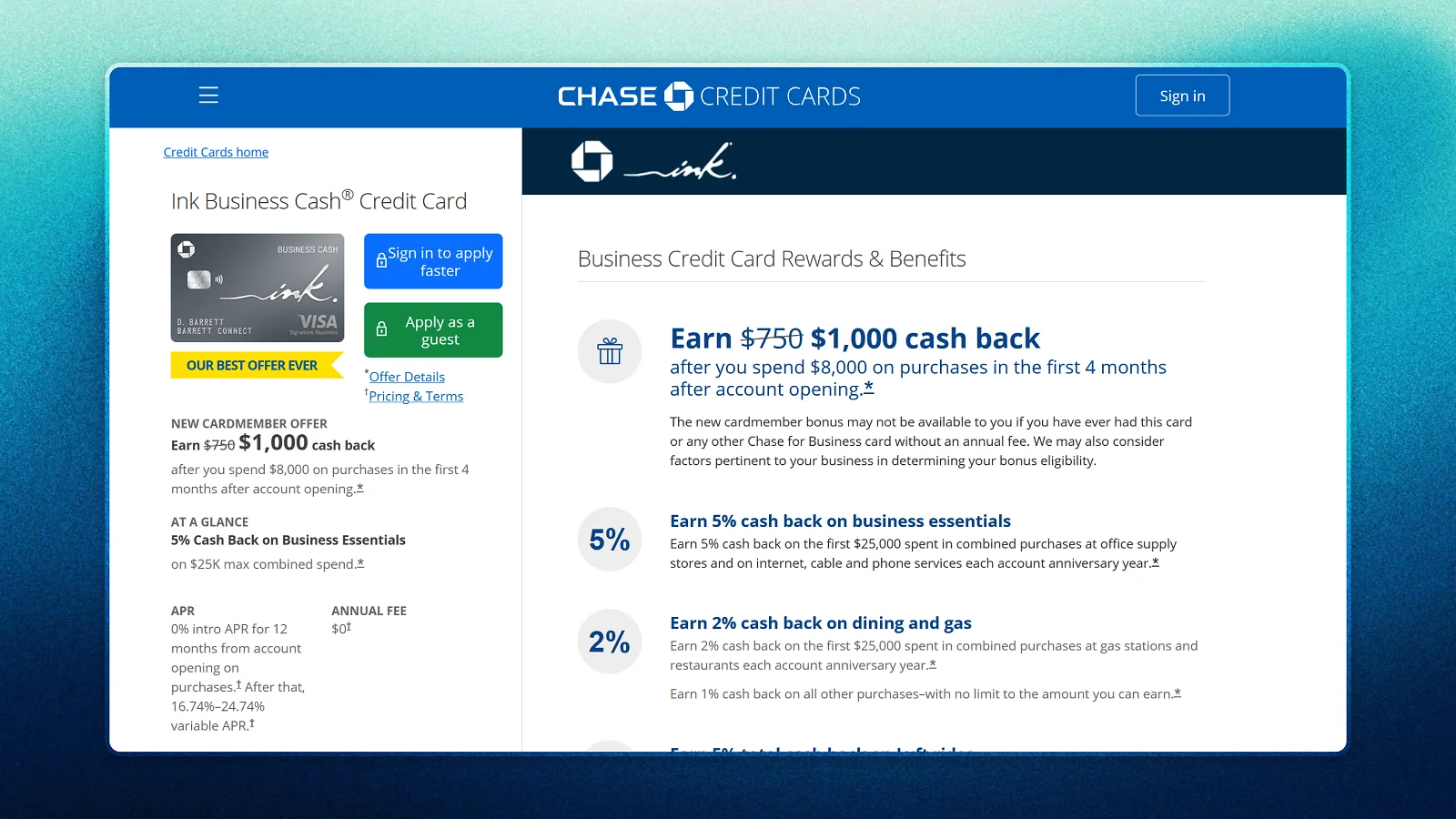 chase website