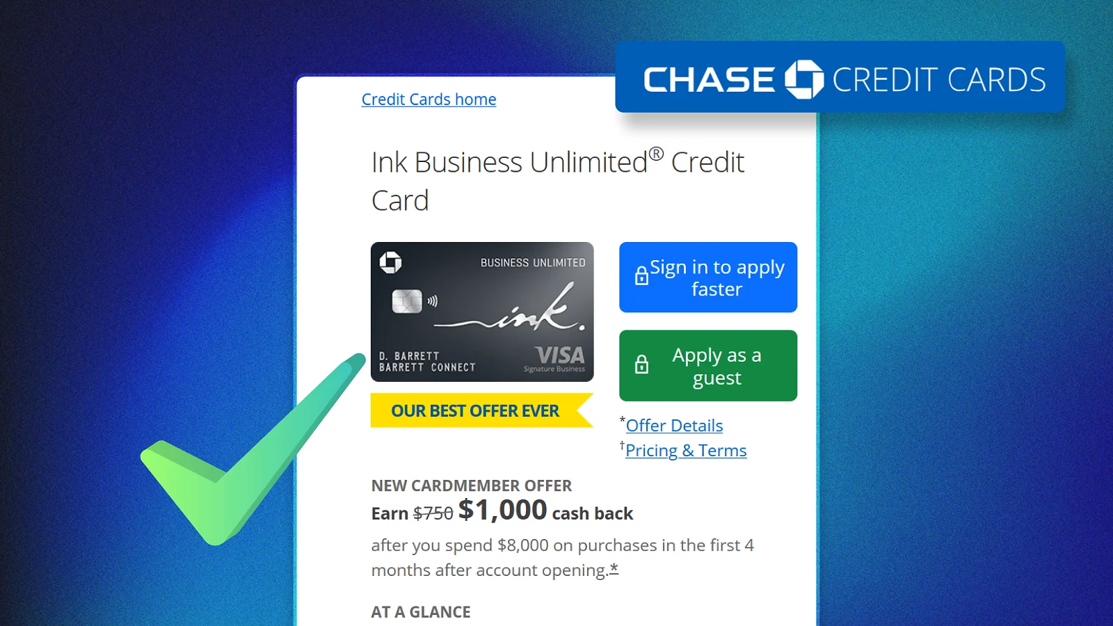 Chase website and chase logo