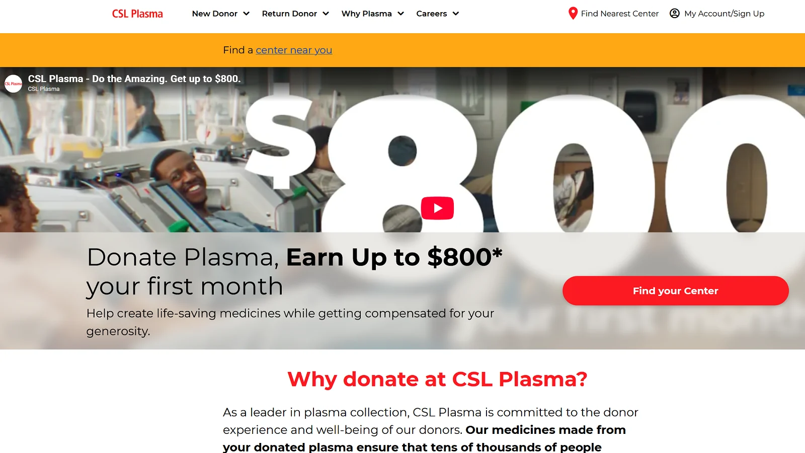 plasma donation website