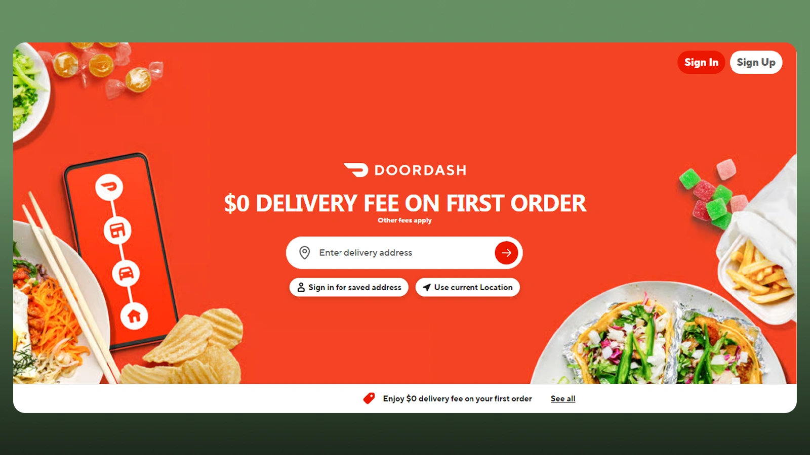 doordash website