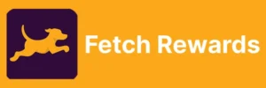 Fetch logo with text