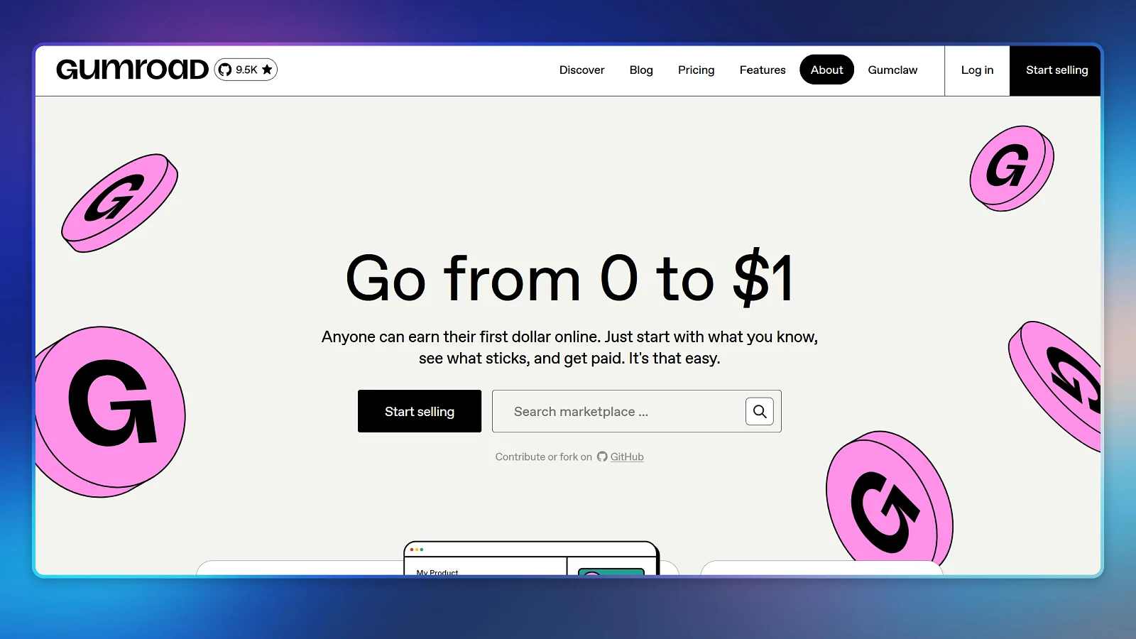 Gumroad website