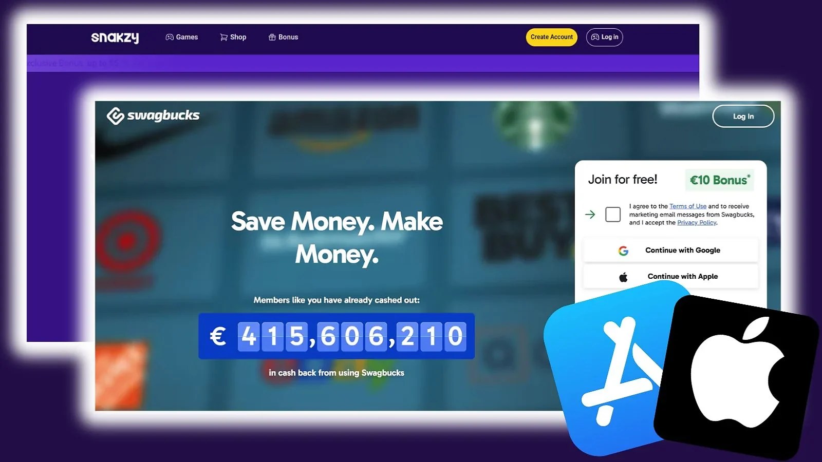 snakzy and swagbucks