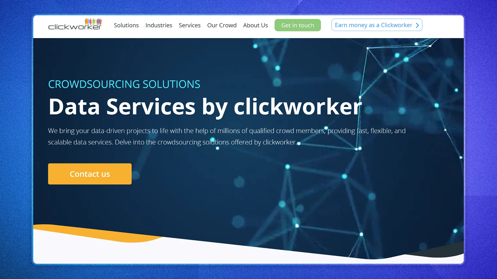 Clickworker website page
