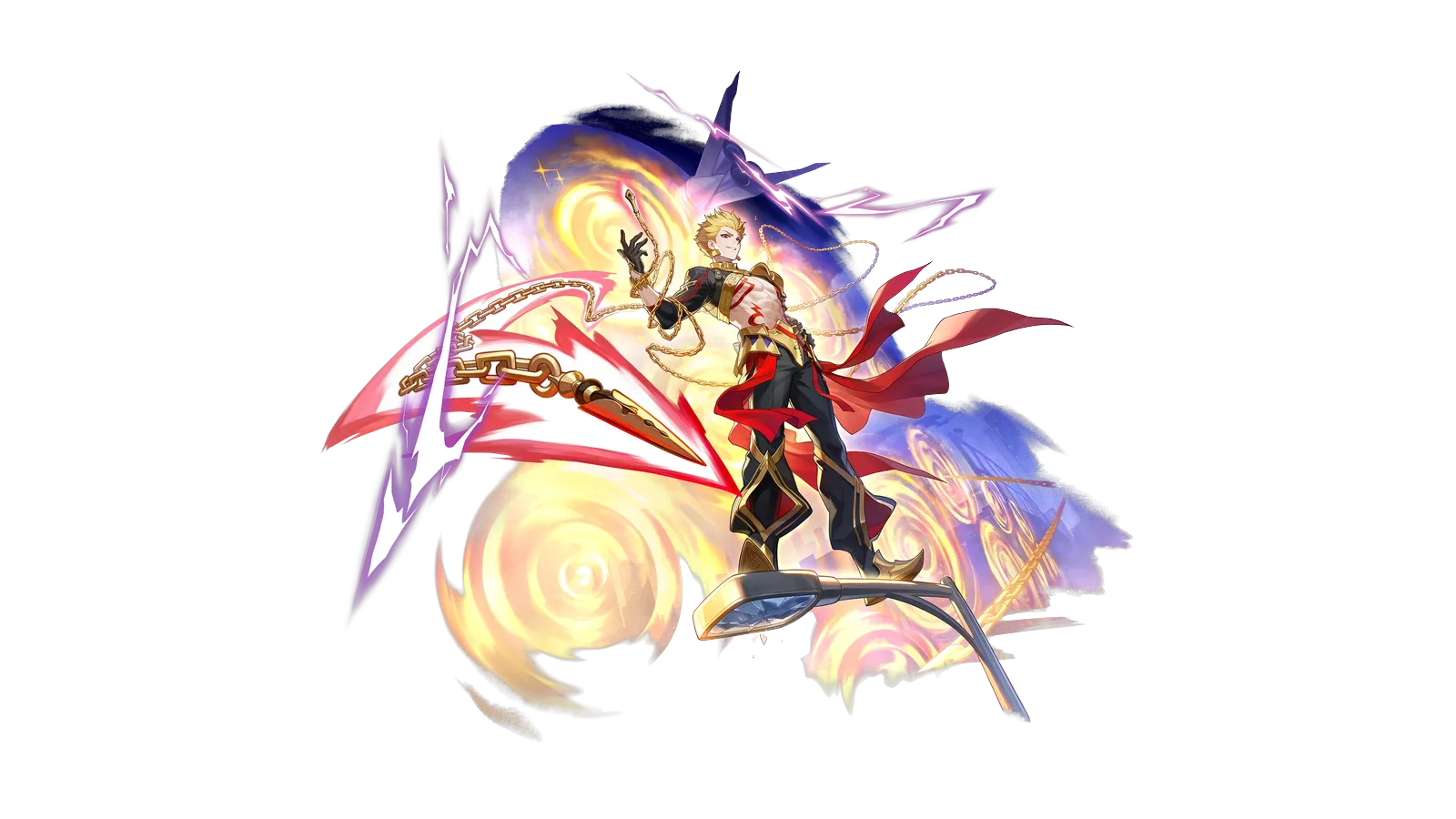 Gilgamesh official character art from the Fate collaboration in Honkai Star Rail