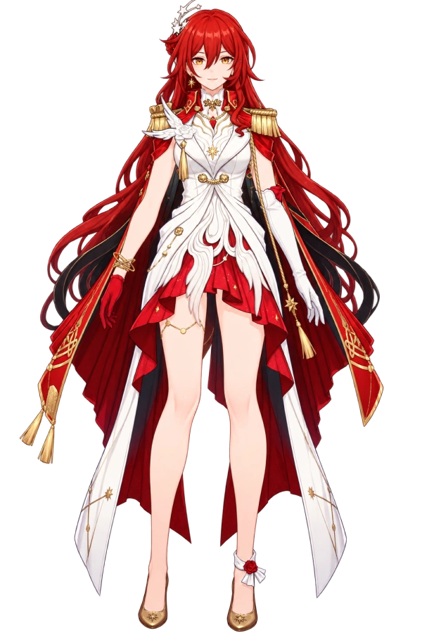 Himeko Nova full character portrait against a transparent background