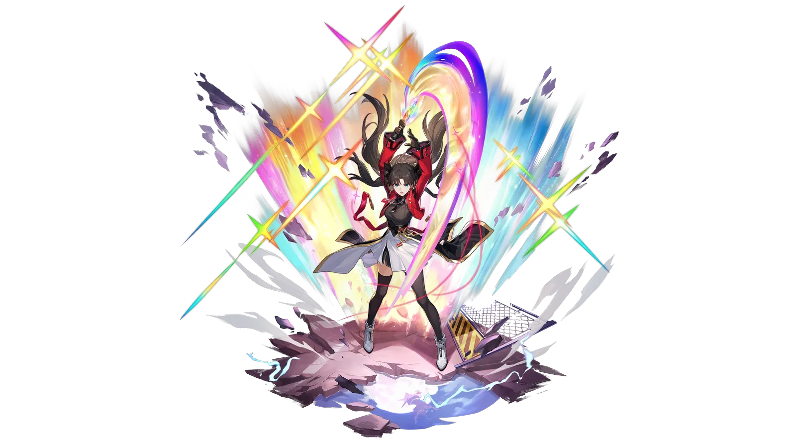 Rin Tohsaka official character art from the Fate collaboration in Honkai Star Rail