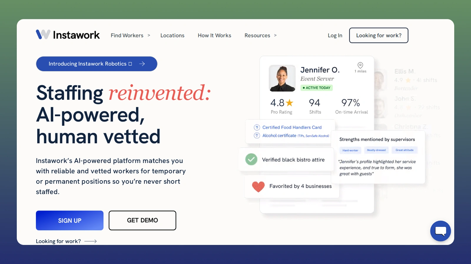 instawork website