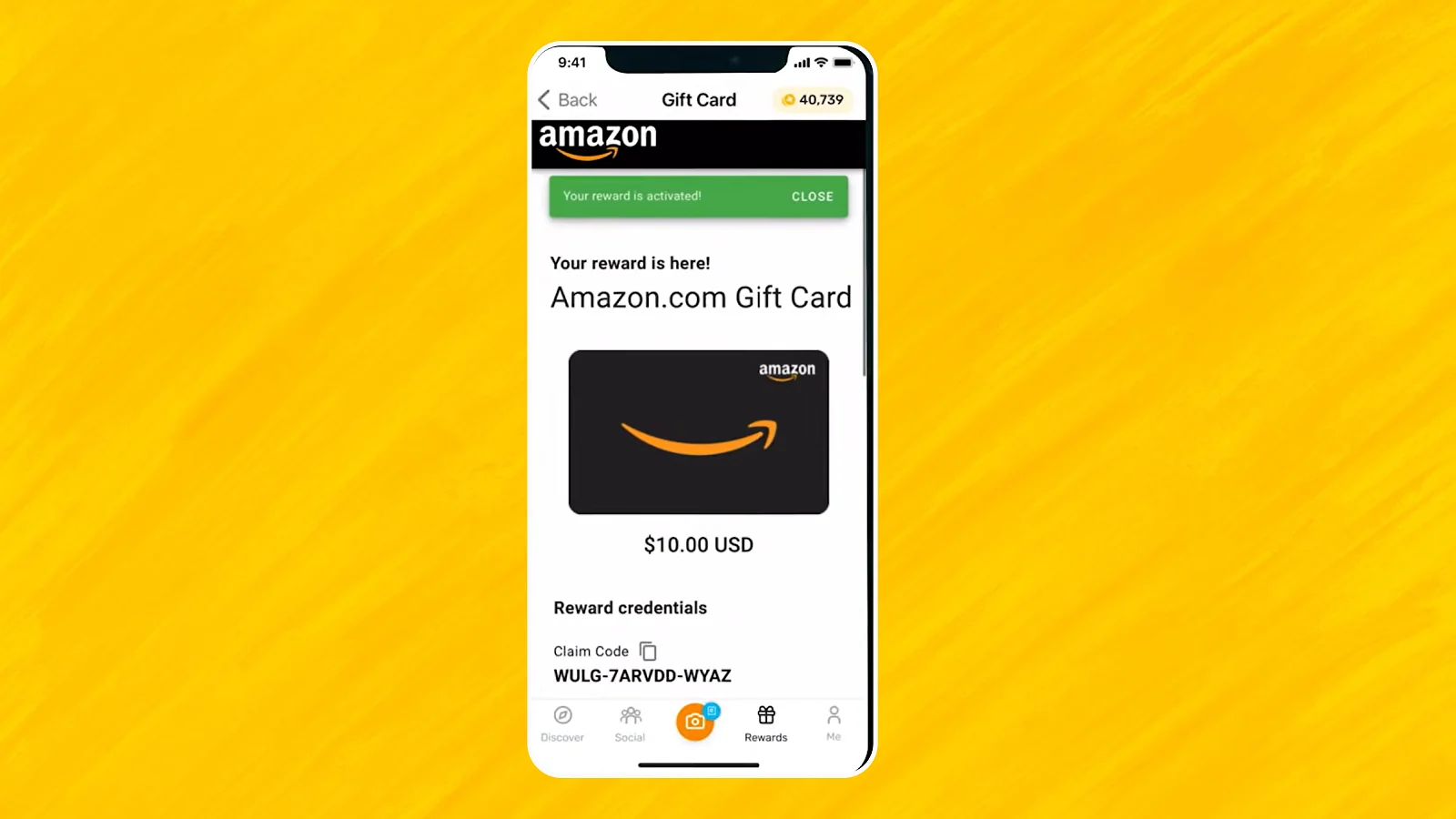 is fetch legit amazon gift card reward