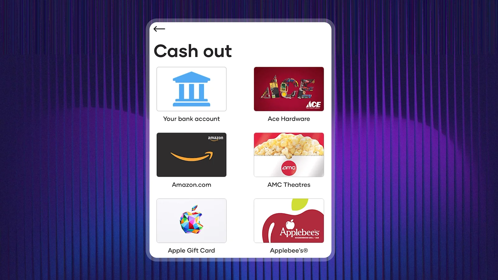 Upside cash out option