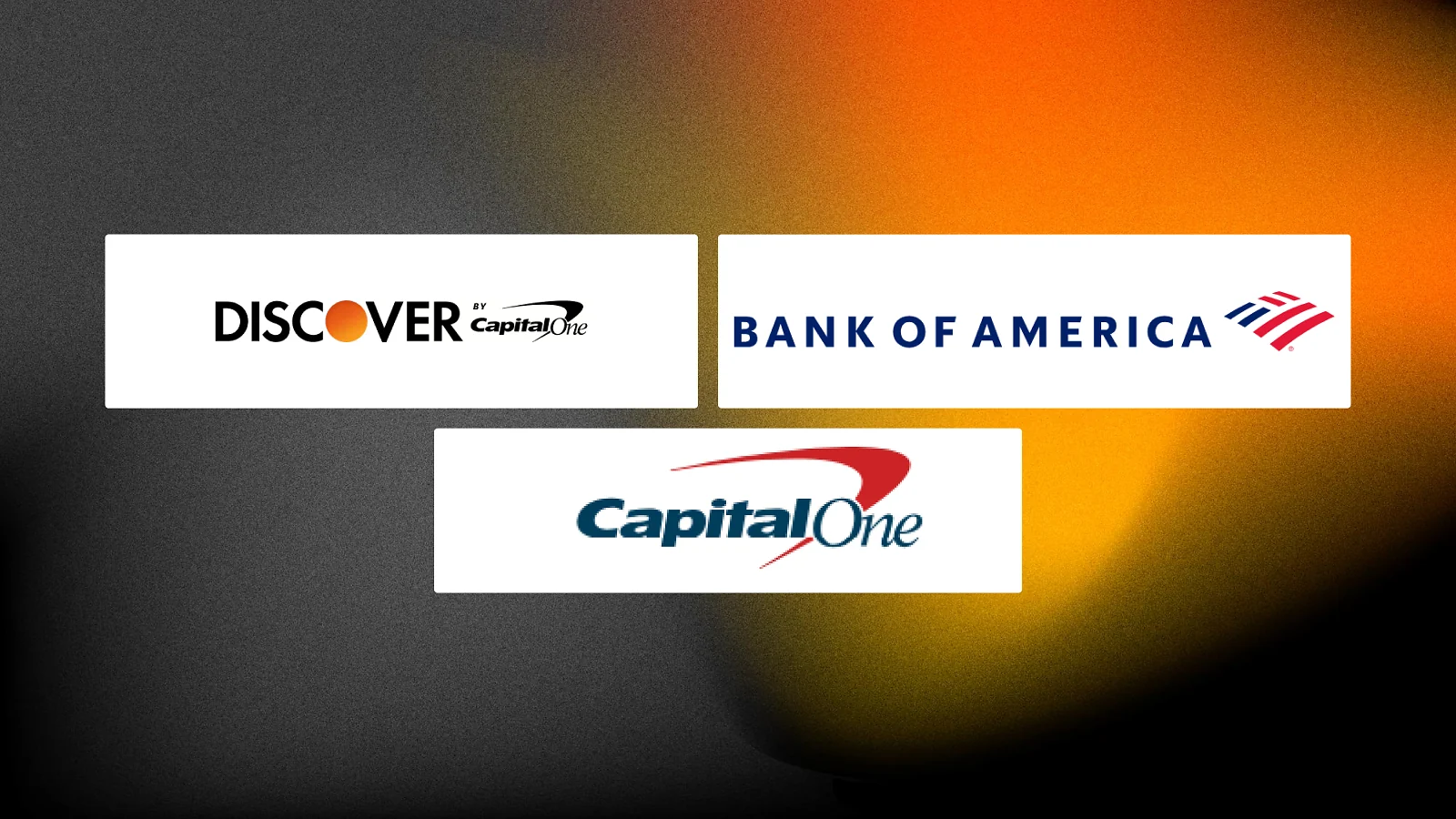 Logos of banks