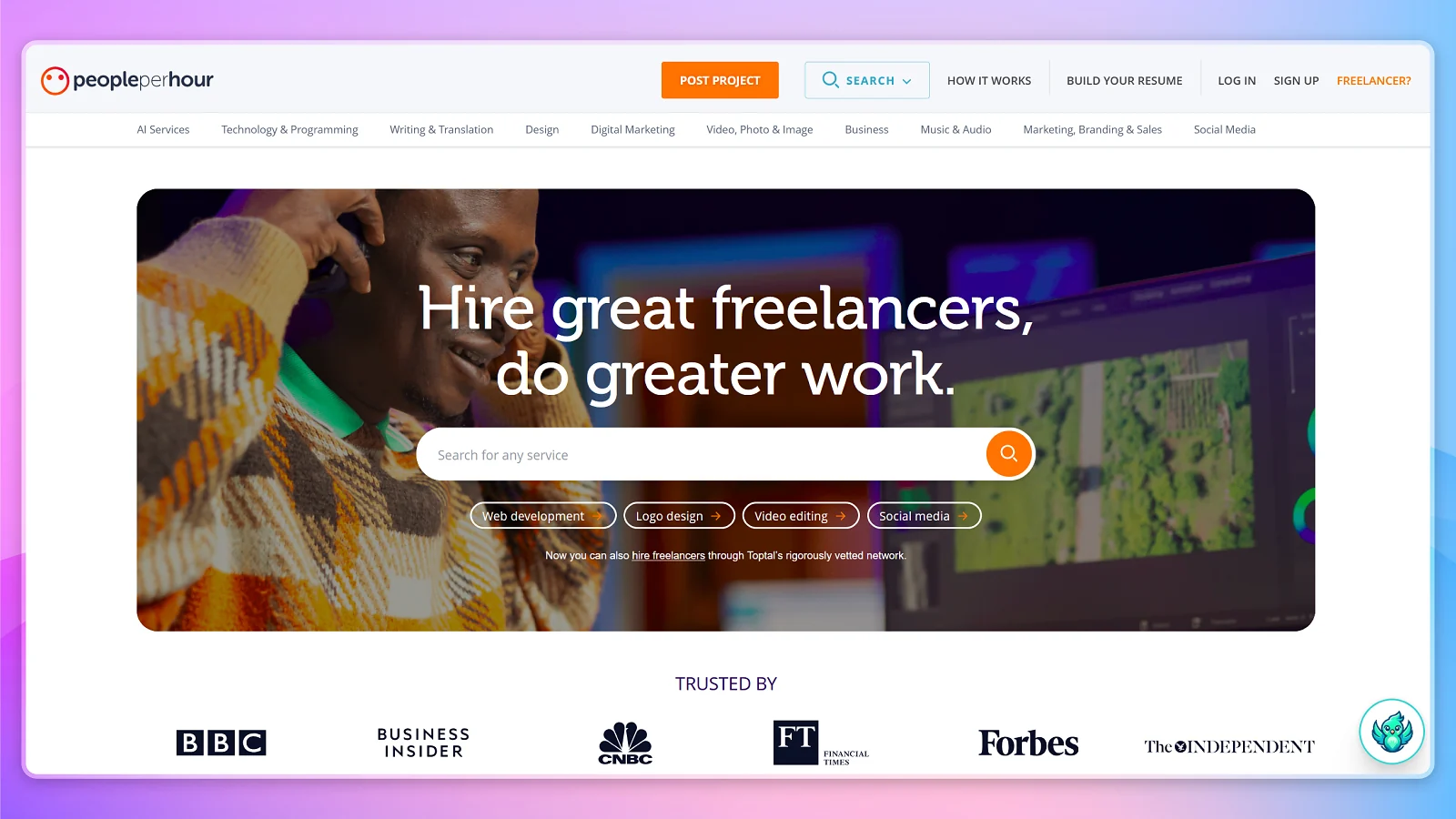 Peopleperhour website