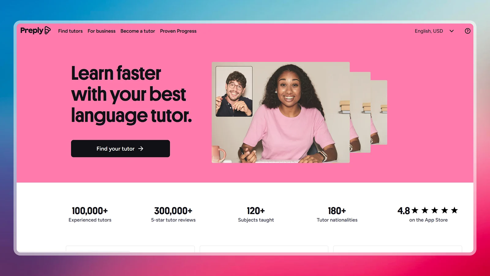 Página web de Preply