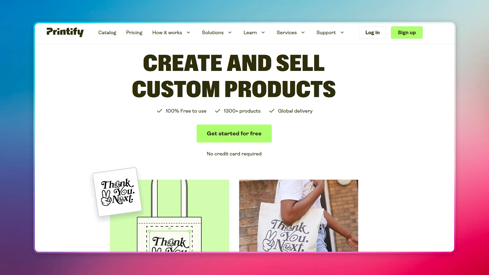 Printify website