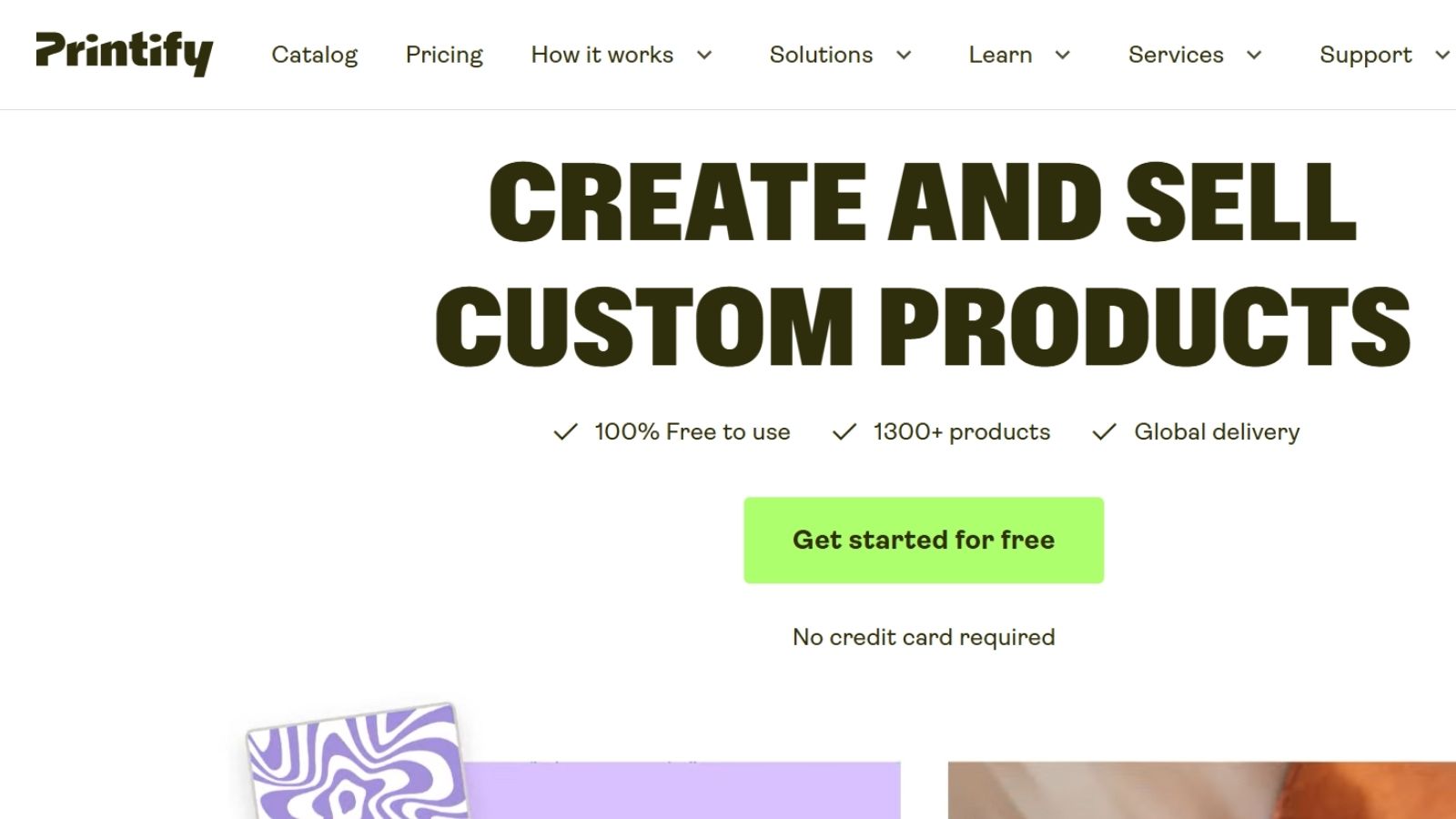 Printify website