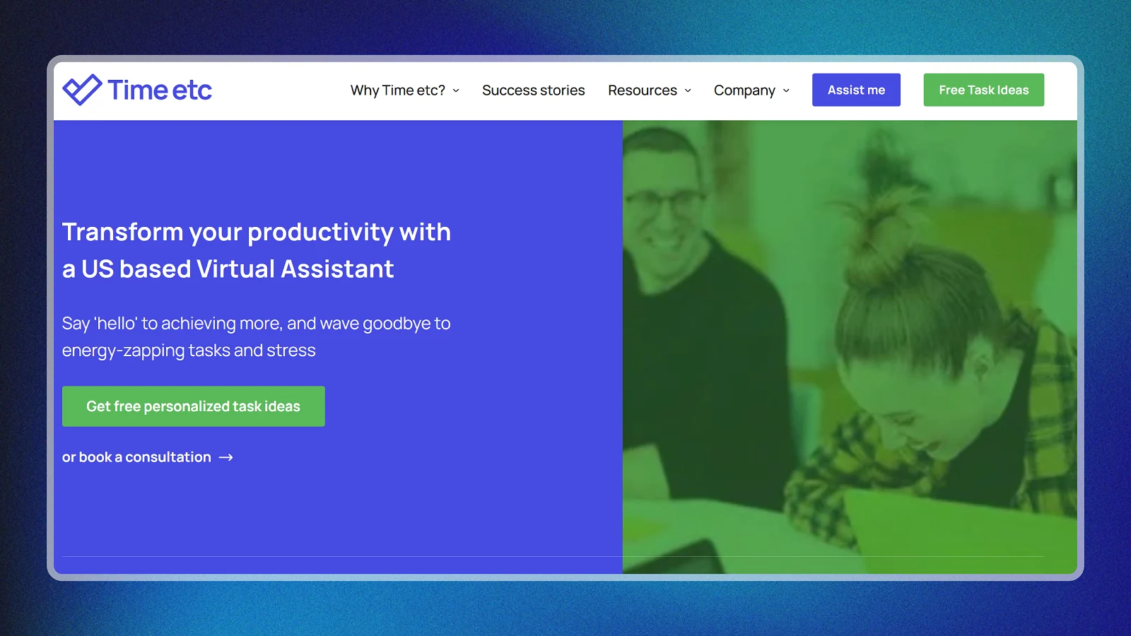 Time etc website