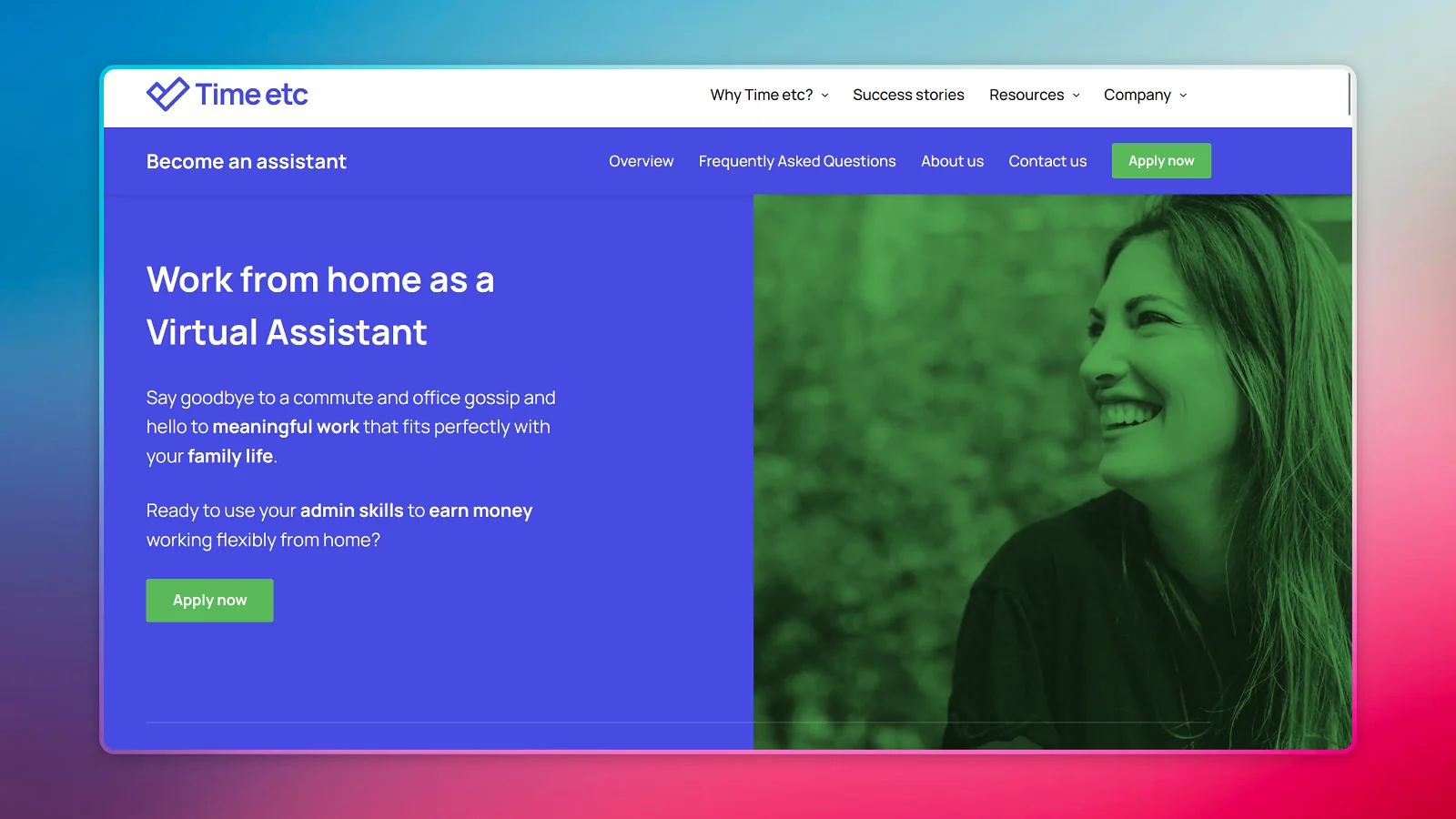 Time etc website