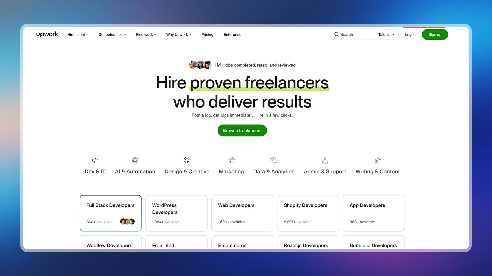 Upwork website