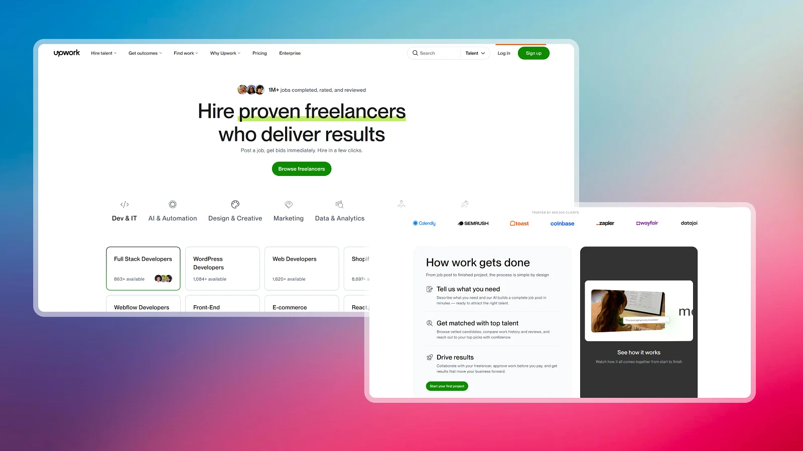 Página web de Upwork