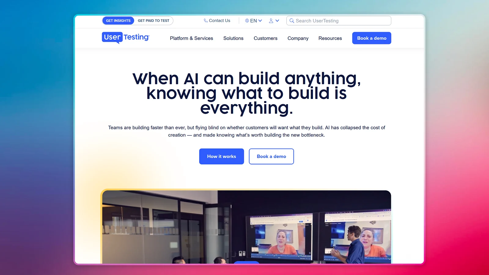 usertesting website