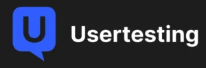 UserTesting logo and text
