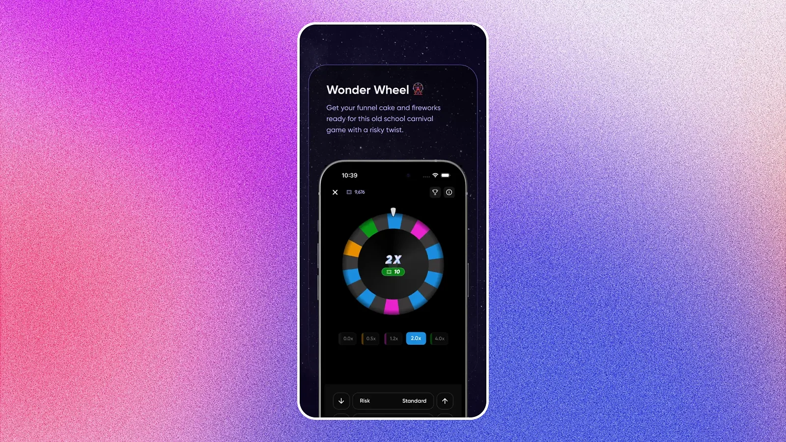 Yotta app screenshot - Wonder Wheel