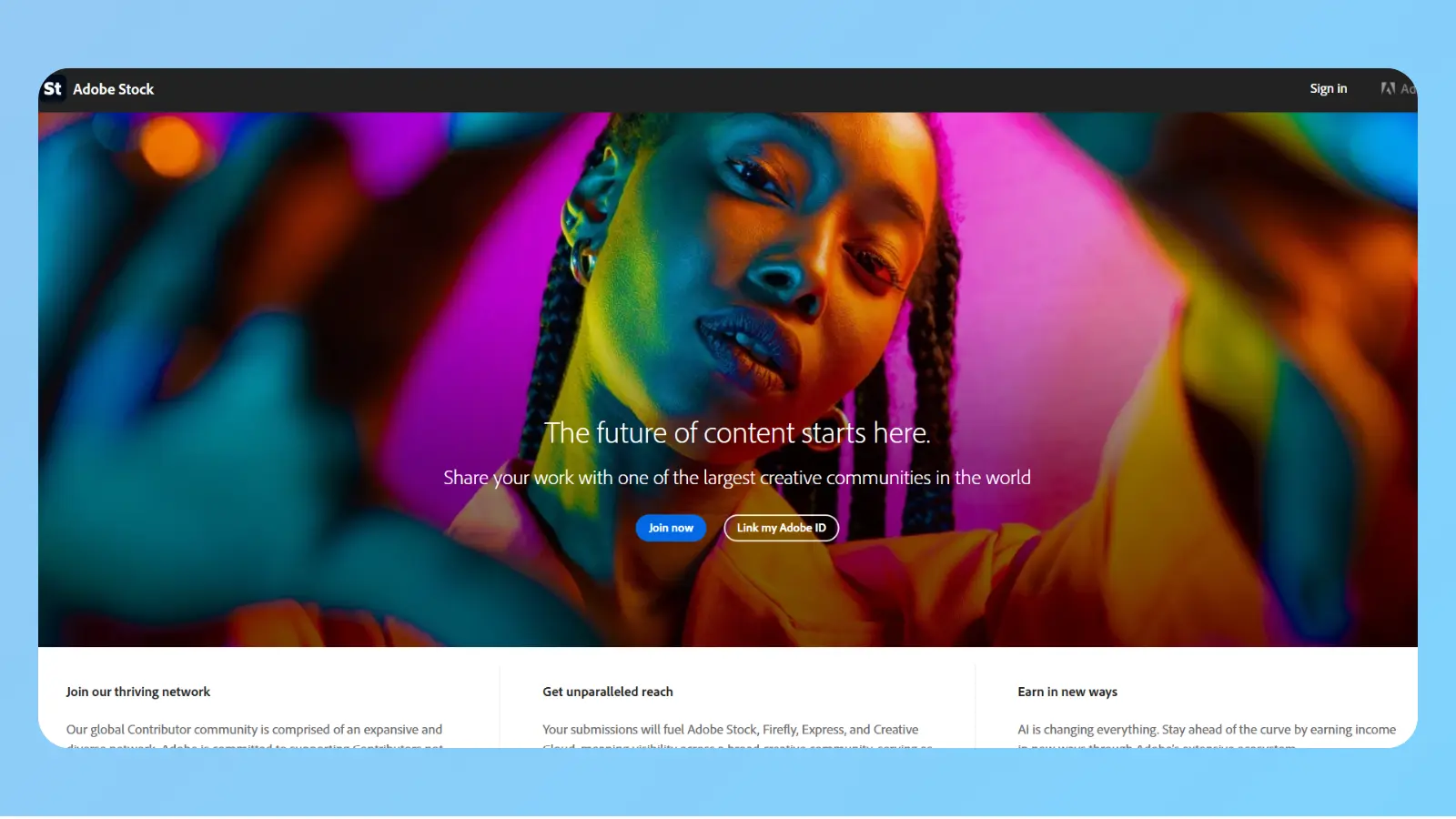 Adobestock website