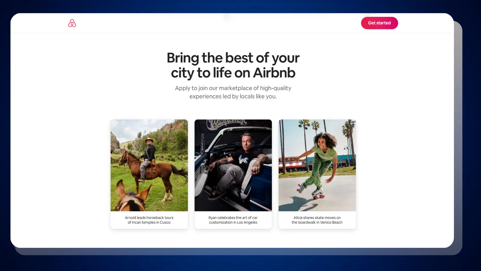 airbnb website