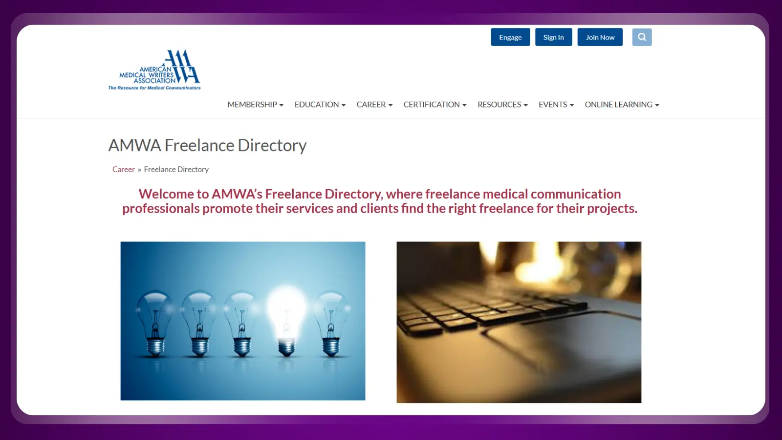 amwa website