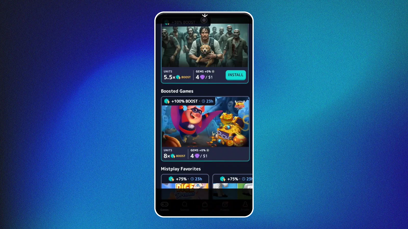 Mistplay - app interface