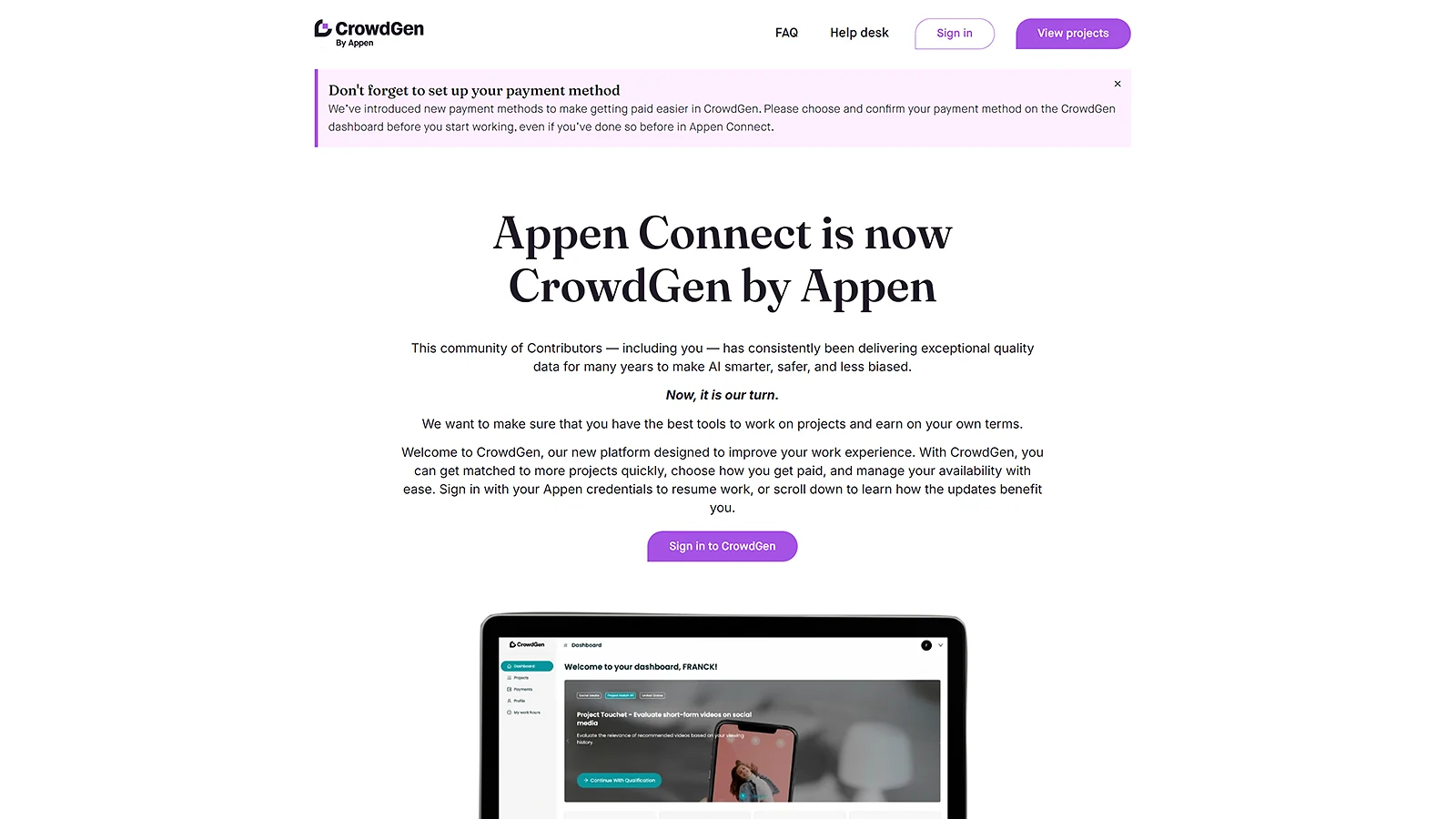 appen website