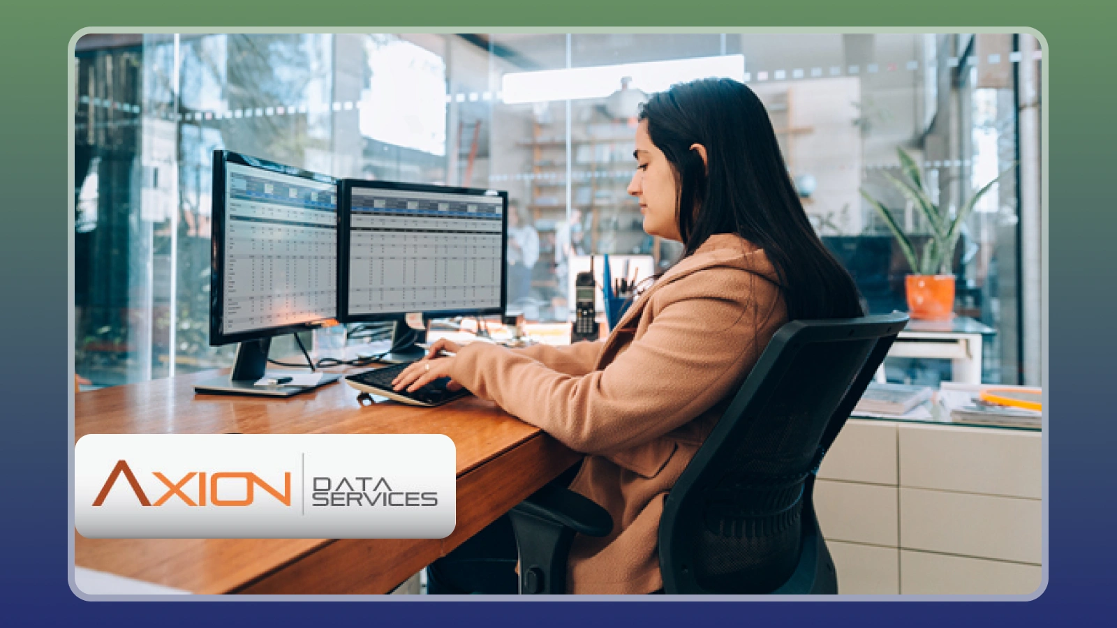Axion Data Entry Services website