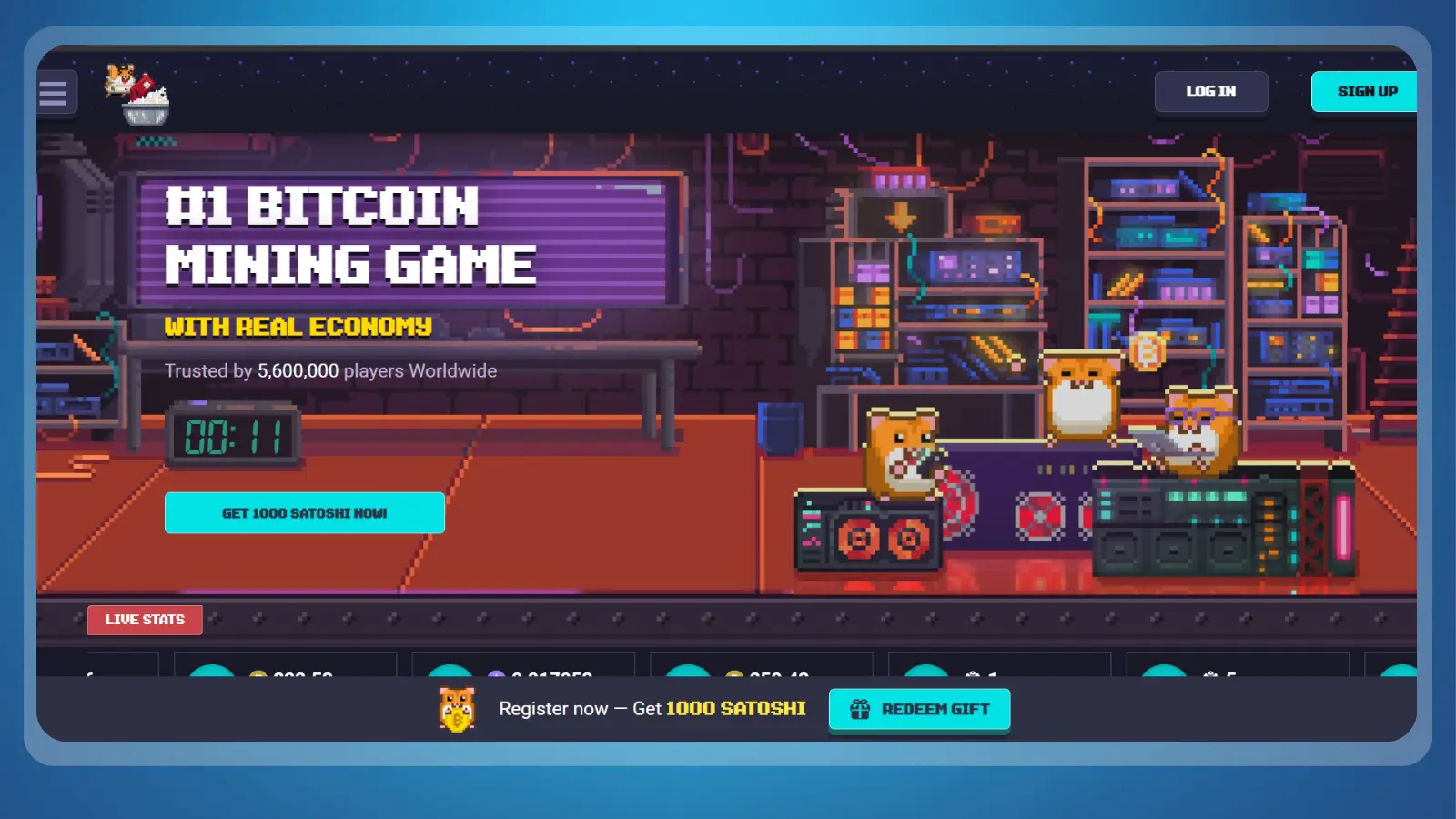 Página web de Rollercoin