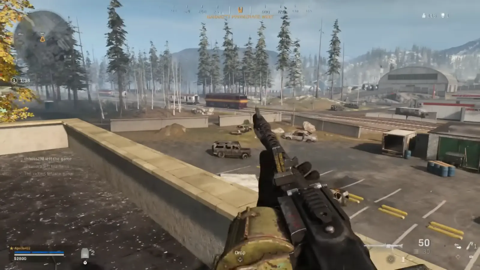 Best Hybrid Battle Royale & Extraction Shooter Call of Duty: Warzone armed hero moves through location