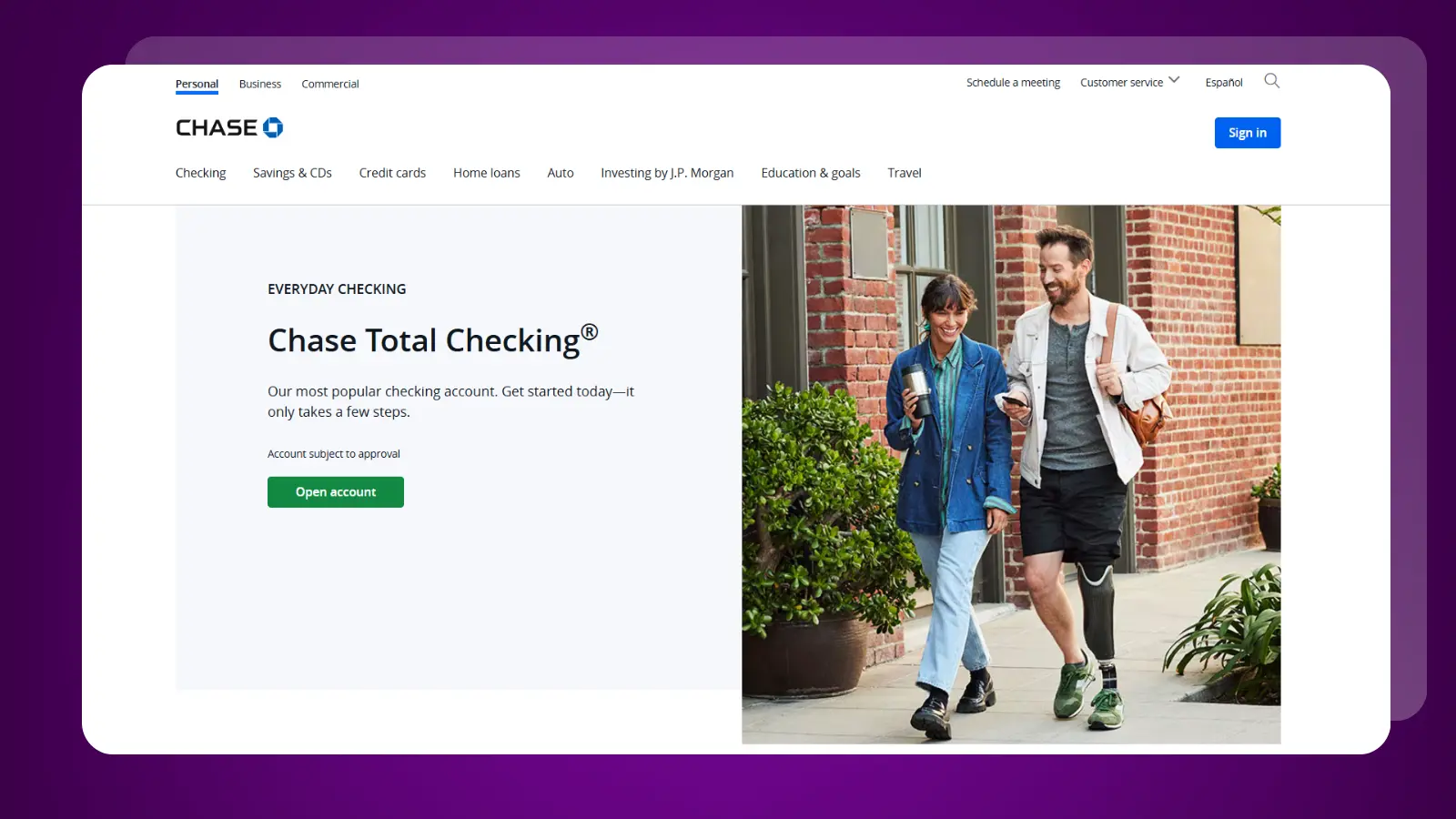 chase website